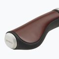 Brooks England Manopole manubrio ergonomiche in pelle marrone 2