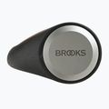 Brooks England Manopole manubrio ergonomiche in pelle marrone 3