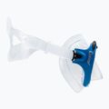 Maschera subacquea Cressi Lince trasparente/blu 3