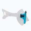 Maschera subacquea Cressi Lince trasparente/acquamarina 3