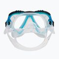 Maschera subacquea Cressi Lince trasparente/acquamarina 5