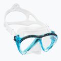 Maschera subacquea Cressi Lince trasparente/acquamarina 6