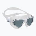 Maschera da nuoto Cressi Cobra trasparente/bianco fumé