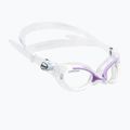 Occhiali da nuoto Cressi Flash clear/clear lilac da donna