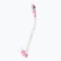 Snorkel Cressi Dry trasparente/rosa