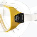 Maschera subacquea Cressi Onda chiara/gialla 4