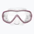 Maschera subacquea Cressi Onda trasparente/rosa 2