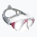 Maschera subacquea Cressi Nano crystal/pink