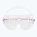 Maschera da bagno Cressi Skylight trasparente/bianco/rosa 2