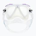 Maschera subacquea Cressi Lince trasparente/bianco/lilla 5