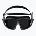 Maschera da bagno a specchio Cressi Skylight nero/nero grigio 2