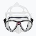 Set da immersione Cressi Big Eyes Evolution + Alpha Ultra Dry nero/rosa 4