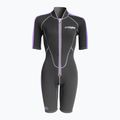 Muta da donna Cressi Lido Shorty 2 mm nera/lilla
