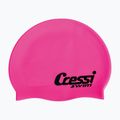Cuffia per bambini Cressi Silicone Cap rosa 2