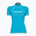 Maglietta da bagno donna Cressi Rash Guard S/SL acquamarina
