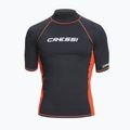 Maglietta da bagno da uomo Cressi Rash Guard S/SL nero/arancio