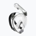 Maschera da snorkeling Cressi Duke Dry Full Face trasparente/argento 7