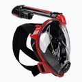 Maschera da snorkeling Cressi Duke Dry Full Face nero/rosso