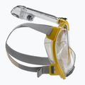 Maschera da snorkeling Cressi Duke Dry Full Face chiara/gialla 3