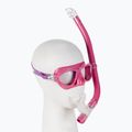 Cressi Moon + Top Set da sub per bambini rosa chiaro/lilla 2