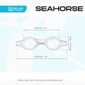 Occhialini da nuoto Cressi Seahorse grigio/bianco/rosa per bambini 8