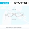 Occhialini da bagno per bambini Cressi Starfish verde/azzurro 2