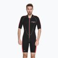 Muta da uomo Cressi Lido Shorty 2 mm nero/rosso