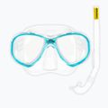Set per snorkeling per bambini Cressi Perla Jr + Minigringo clear/aquamarine 2