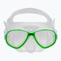 Set da snorkeling per bambini Cressi Perla + Minigringo clear/lime 2
