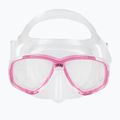 Maschera subacquea Cressi Perla trasparente/rosa 2