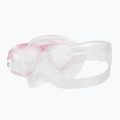Maschera subacquea Cressi Perla trasparente/rosa 4