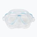 Maschera subacquea Cressi Perla trasparente/acquamarina 5