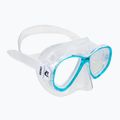 Maschera subacquea per bambini Cressi Perla clear/aquamarine