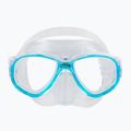 Maschera subacquea per bambini Cressi Perla clear/aquamarine 2