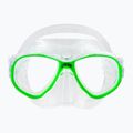 Maschera subacquea per bambini Cressi Perla clear/lime 2