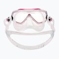 Maschera subacquea Cressi Estrella trasparente/rosa 5