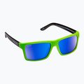 Occhiali da sole Cressi Bahia Floating nero/kiwi/blu specchiato 5