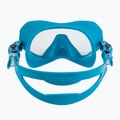 Maschera subacquea Cressi ZS1 turchese/turchese 5