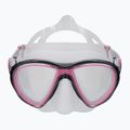 Maschera subacquea Cressi Quantum trasparente/rosa 2