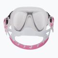 Maschera subacquea Cressi Quantum trasparente/rosa 5