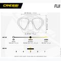 Maschera subacquea Cressi Fiji nero/blu 6