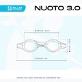 Occhiali da nuoto Cressi Nuoto 3.0 rosa/chiaro 4
