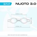 Occhialini da nuoto Cressi Nuoto 3.0 nero/nero specchiato 4