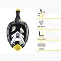 Maschera da snorkeling Cressi Bali Full Face nero/grigio 5