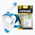 Maschera integrale per snorkeling Cressi Java Full Face clear/blue 8