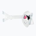 Set da immersione Cressi Marea + Seal Dry Jr chiaro/rosa 5