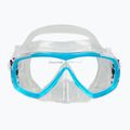 Set da immersione Cressi Estrella + Seal Dry trasparente/acquamarina 4