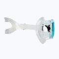 Set da immersione Cressi Estrella + Seal Dry trasparente/acquamarina 5