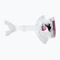 Set da immersione Cressi Estrella + Seal Dry trasparente/rosa 5