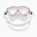 Set da immersione Cressi Estrella + Seal Dry trasparente/rosa 6